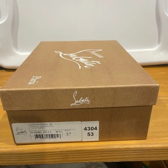 Christian Louboutin just nothing clear heels blush - Picture 2 of 9